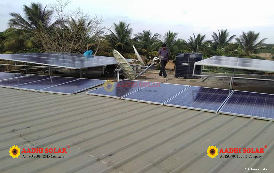 Aadhi Solar Power Plant On Grid